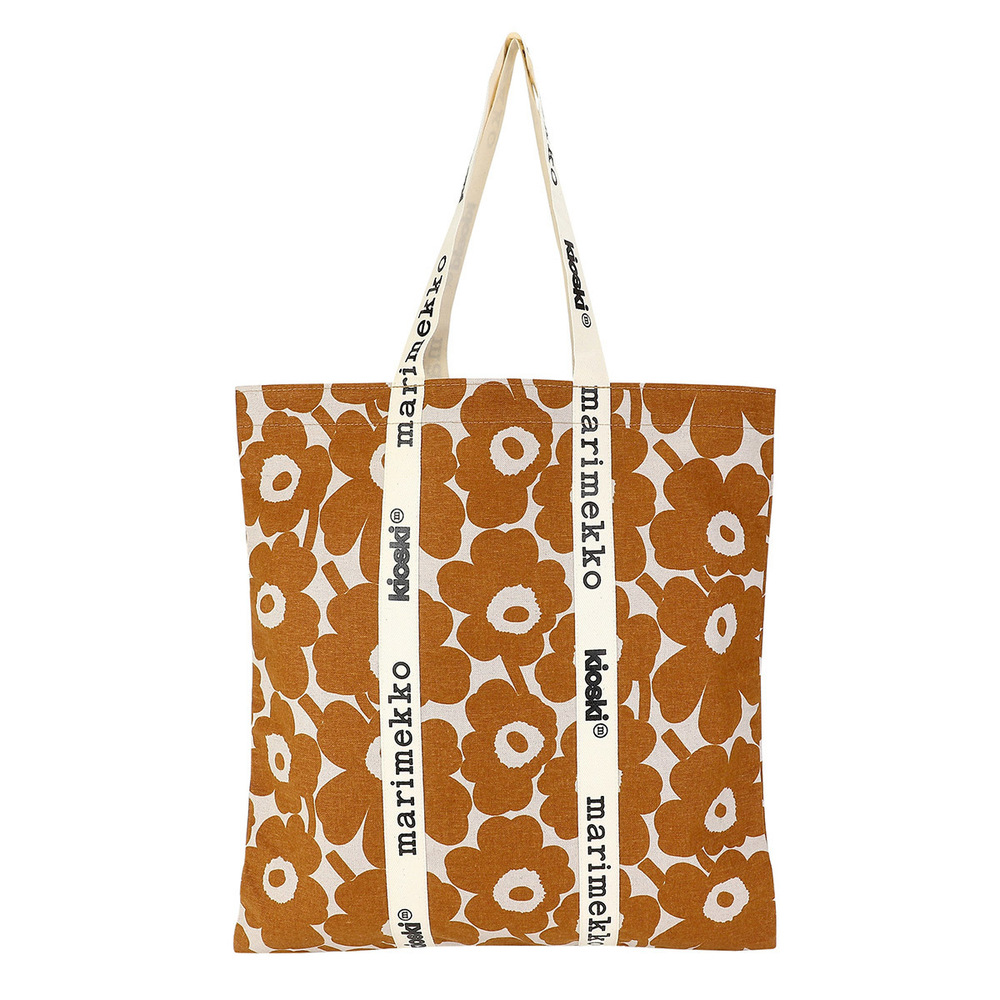 Marimekko | Bags | Marimekko Carrier Kioski Midi Unikko Tote Brown 